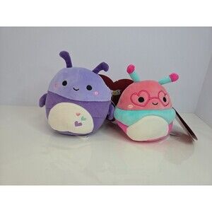 Squishmallows BFF Pairs 5.5" Plush Axel the Beetle & Griffith the Caterpillar